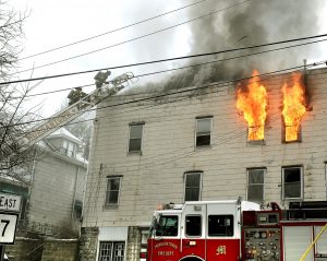 Fire destroys apartment building on Overdale and Brockway Ave. : Gallery